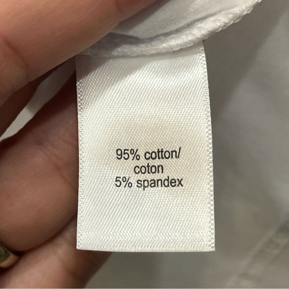 Maurices Women’s Scoop Neck Tank Top Size 3X Solid White Cotton Blend 2 Pack - Picture 5 of 8